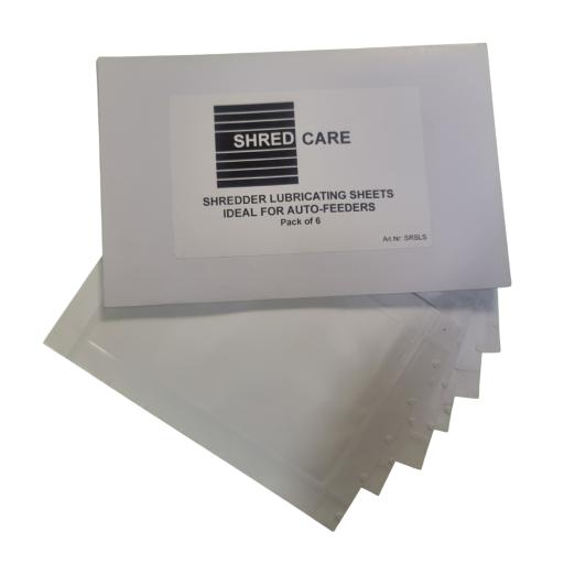 Shred Care Lubrication Sheets - 6 Sheets