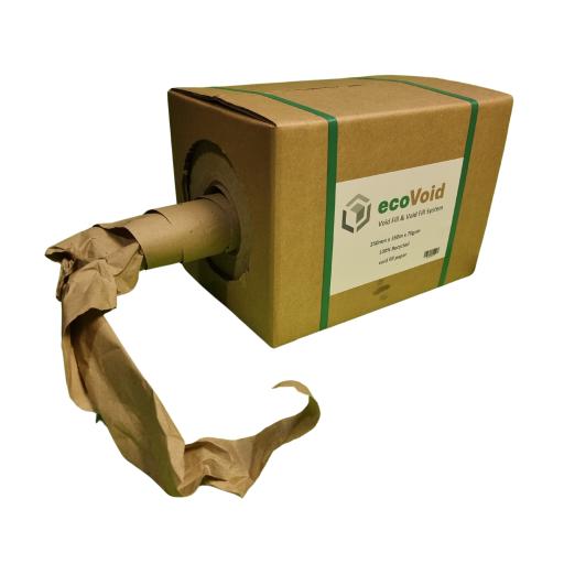 ecoVoid Void Fill Paper in Dispenser Box - 350mm x 350m x 70gsm Recycled